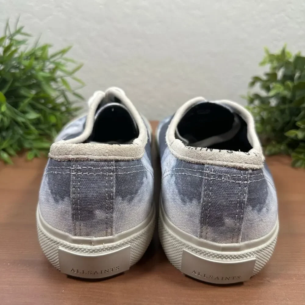 All Saints Lex Trainer Tie Dye Canvas Low Top Sneaker Men's Size‎ 8